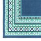 Oriental Weavers Meridian Navy and Green 8"6" x 13" Indoor/Outdoor Area Rug, , large
