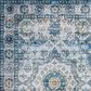 Central Oriental Trisha Yearwood Belmont Daken 5" x 7" Blue and Ivory Area Rug, , large