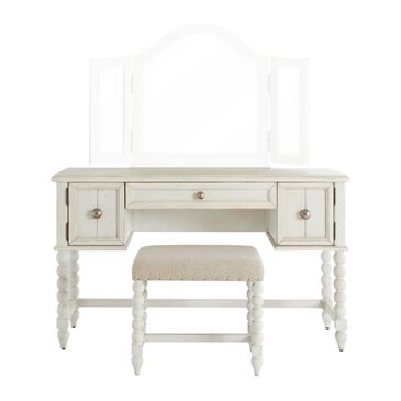 Trisha Yearwood Home Collection Nashville Vanity Table in White, , large