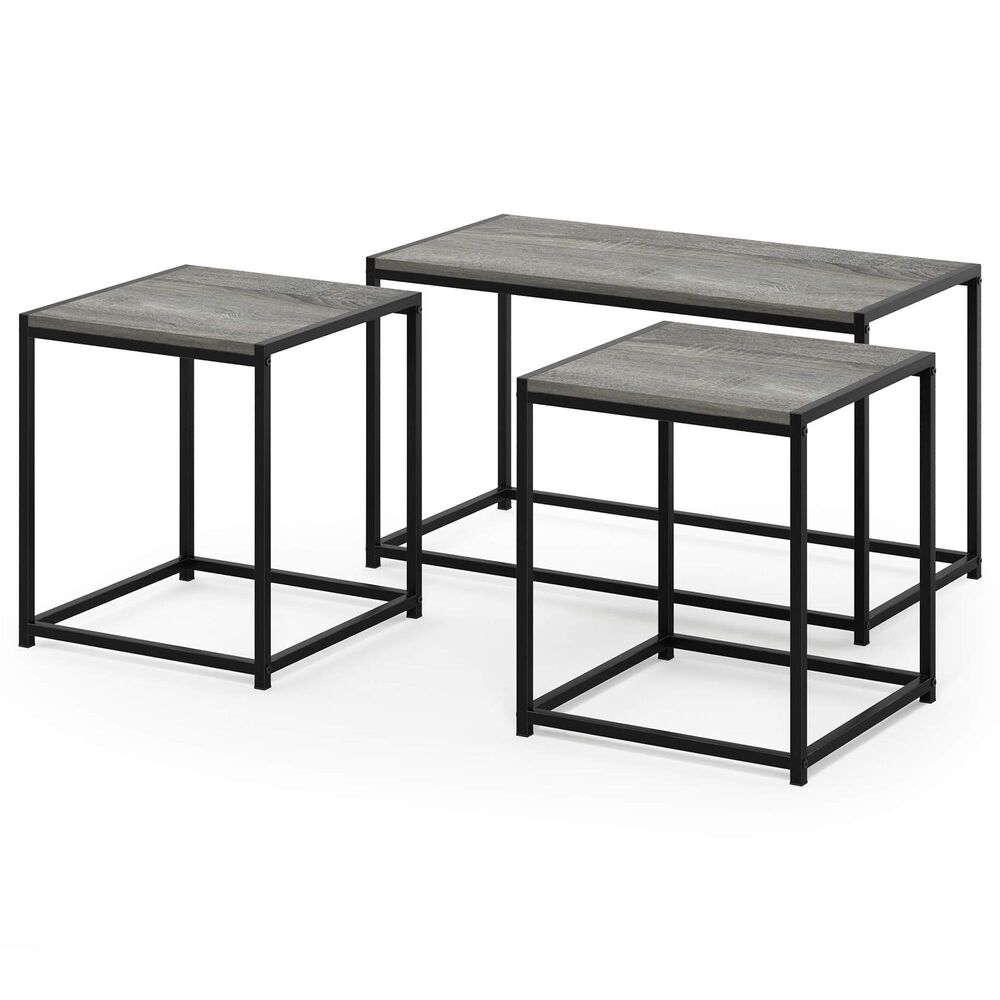 HOMLUX 3-Piece Table Set in French Oak, , large