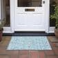 Dalyn Rug Company Portico PO4 Teal 2"6" x 3"10" Area Rug, , large
