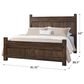 Viceray Collections Joinery King Poster Bed in Espresso Oak, , large