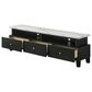 Crown Mark Alina 71" TV Stand in Black and White, , large