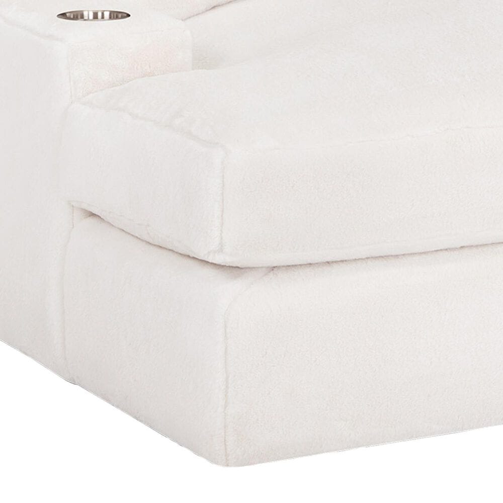 Moore Furniture Grand Home Theatre Chaise Lounge in Badgley Pearl, , large