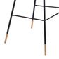 Zuo Modern Gironde Bar Stool in Light Gray and Black, , large