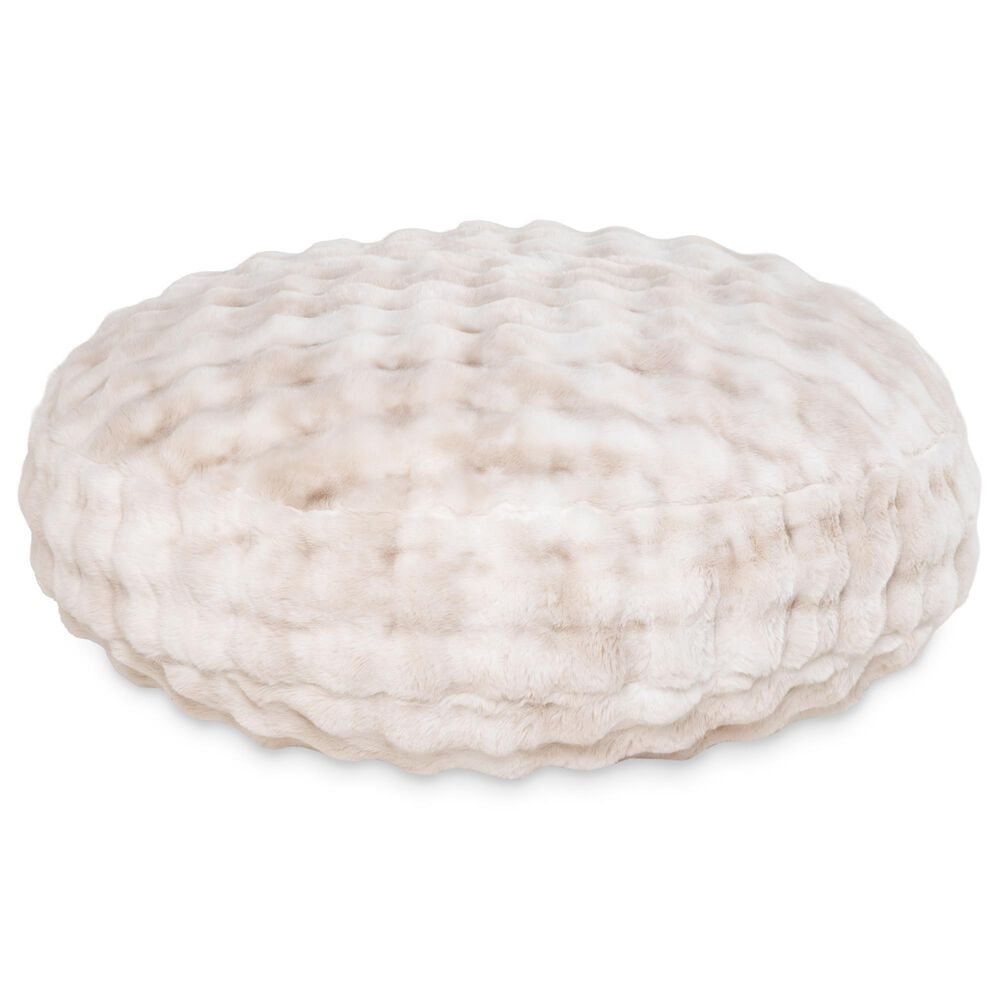 Jaxx Lil" Cuddler Cocoon Jr Kids Faux Fur Bean Bag Lounger in Phantom Cream, , large