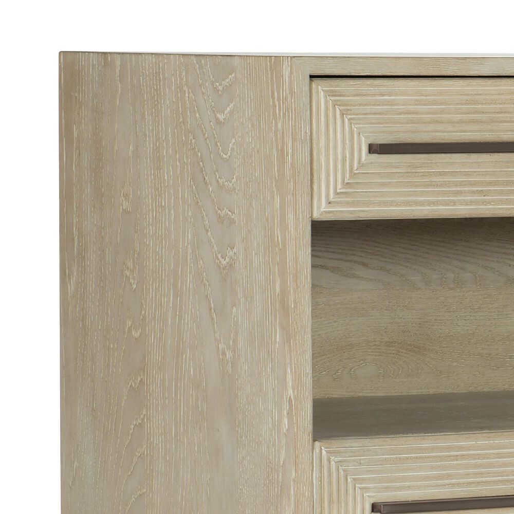 Hooker Furniture Cascade 2-Drawer Nightstand in Taupe and Champagne, , large