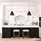 Hunter Klein 16" 3-Light Pendant in Brushed Nickel, , large