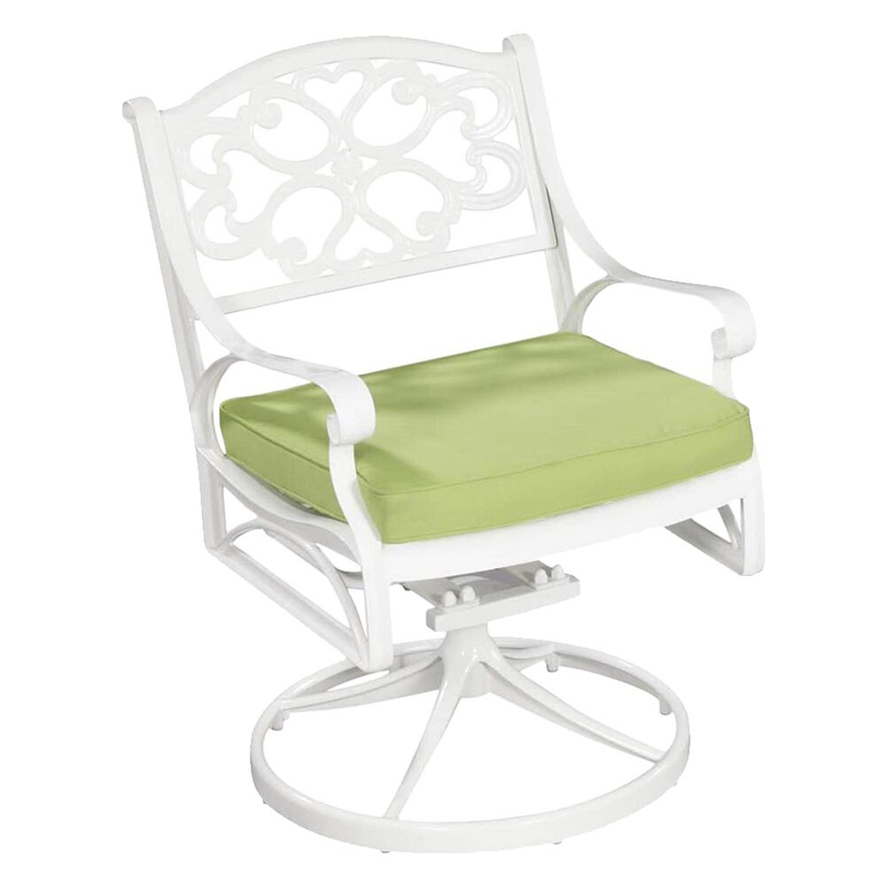Homestyles Sanibel Swivel Rocking Chair in White, , large