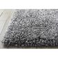 Nourison Luxe Shag LXS01 8"2" x 10" Charcoal Area Rug, , large
