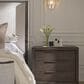 Furniture Worldwide Modern King Upholstered Panel Bed in Monique Linen, , large