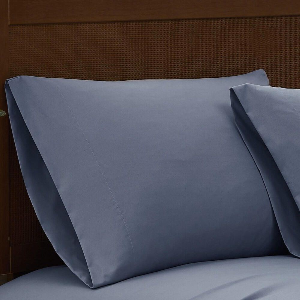 Pem America London Fog Garment Wash 4-Piece King Sheet Set in Blue, , large