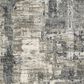 Loloi Cascade CAS-03 7"10" x 10"10" Ivory and Charcoal Area Rug, , large