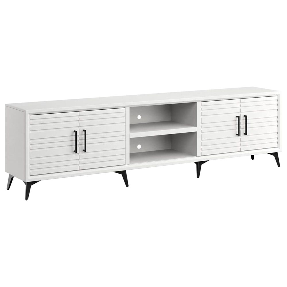 Legends Home Malibu 95" TV Console in White, , large