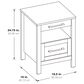 Valor Living Stonebrook 1-Drawer Nightstand with 2 USB Ports in Canyon Oak, , large
