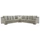 Ashley Bayless 3- Piece Sectional in Bayless Smoke, , large