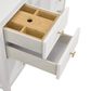 James Martin Vanities Myrrin 48" Vanity in Bright White with 3cm Arctic Fall Solid Surface Top, , large
