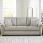 Ashley Gaelon Queen Sleeper Sofa in Dune Velvet, , large