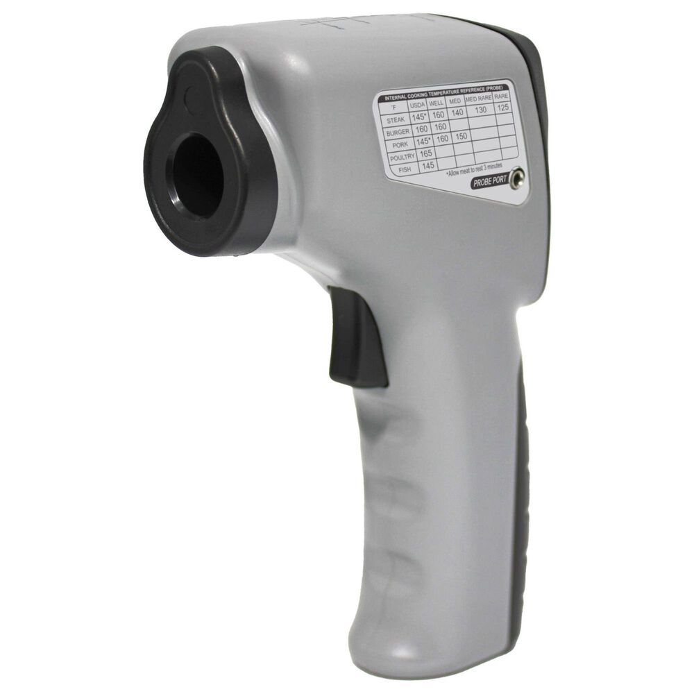 Kitchen Supply Infrared Surface and Probe Thermometer in Grey and Black, , large
