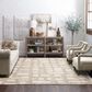 Karastan Forsyth Park Ardsley Place Ivory Natural 9" x 12" Area Rug, , large