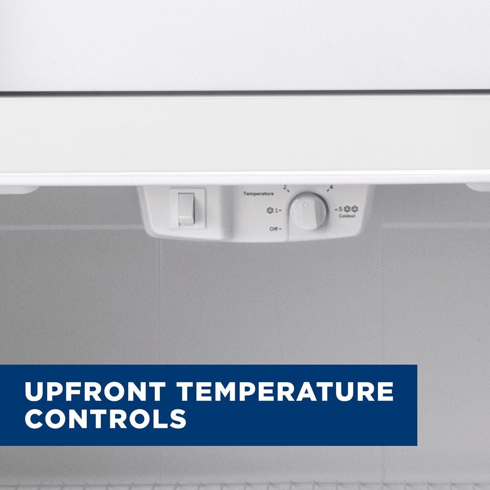 GE Appliances 19.2 Cu. Ft. Top Freezer Refrigerator with Reversible Door in White, , large