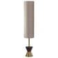 Adesso Carmen Floor Lamp in Antique Brass and Walnut, , large