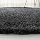Safavieh August Shag AUG900H 6"7" Round Charcoal Area Rug, , large