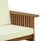 Noviland Patio Mediterranean Bench in Teak Oil, , large