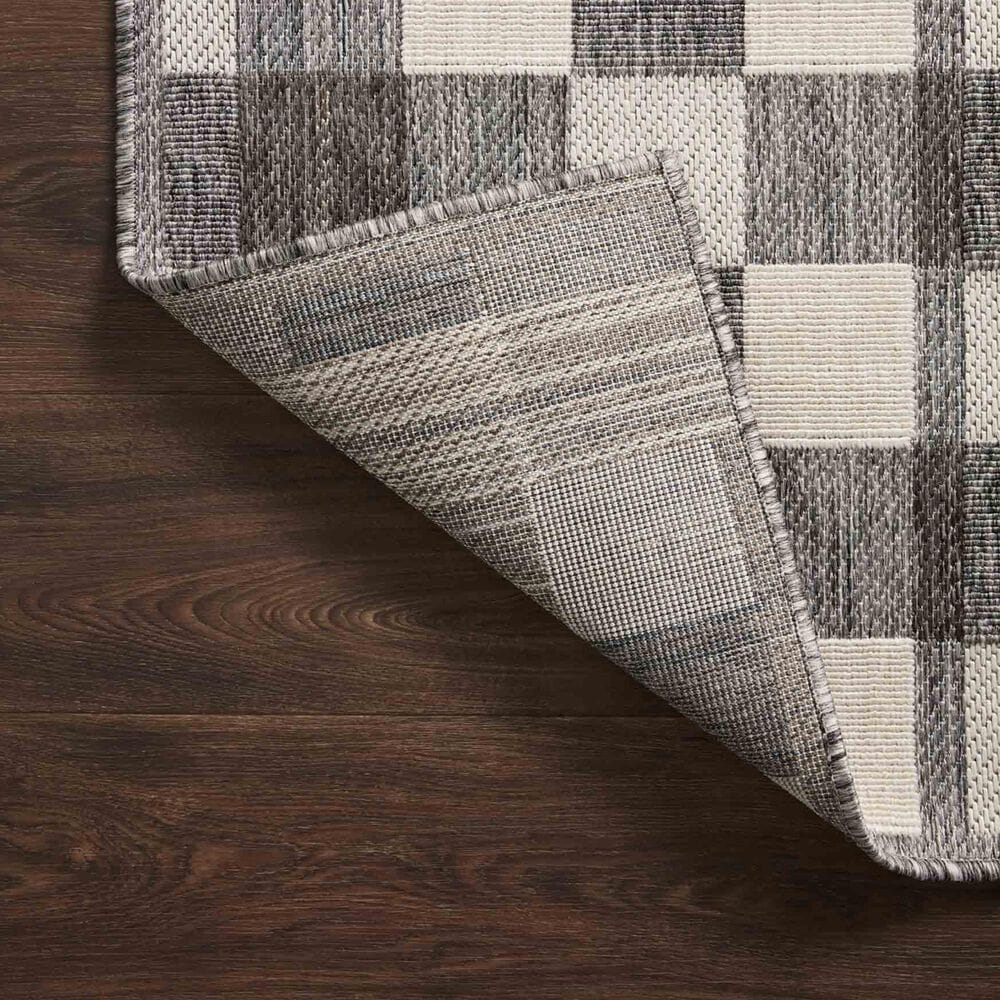 Loloi II Rainier 11&#39;6&quot; x 15&#39; Ivory and Pebble Indoor/Outdoor Area Performance Rug, , large