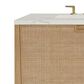 James Martin Solene 72" Double Bathroom Vanity in Seaside Oak with 3 cm Ethereal Noctis Quartz Top, Rectangular Sinks and FreePower Wireless Charger, , large