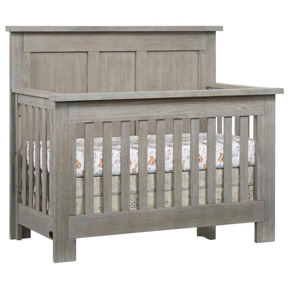 Oxford Baby Hanover 4-In-1 Convertible Crib in Oak Gray, , large