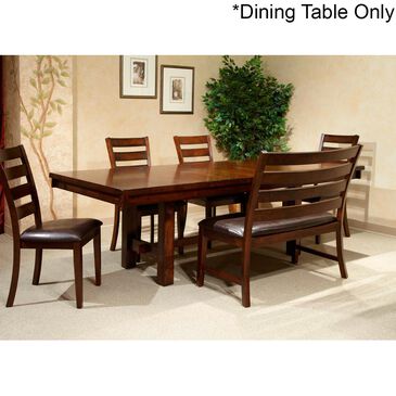 Hawthorne Furniture Kona Trestle Dining Table in Raisin - Table Only, , large