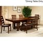 Hawthorne Furniture Kona Trestle Dining Table in Raisin - Table Only, , large