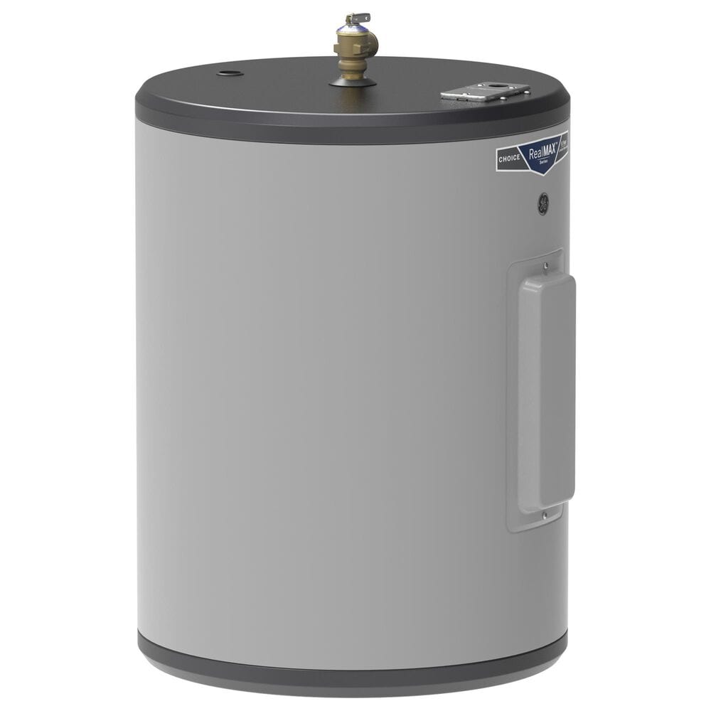 GE Appliances 18-Gallon Side Port Lowboy Electric Water Heater in Gray, , large