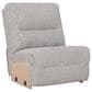 Ashley Acklen Place 3-Piece Power Left Facing Reclining Sectional with Chaise in Pewter, , large