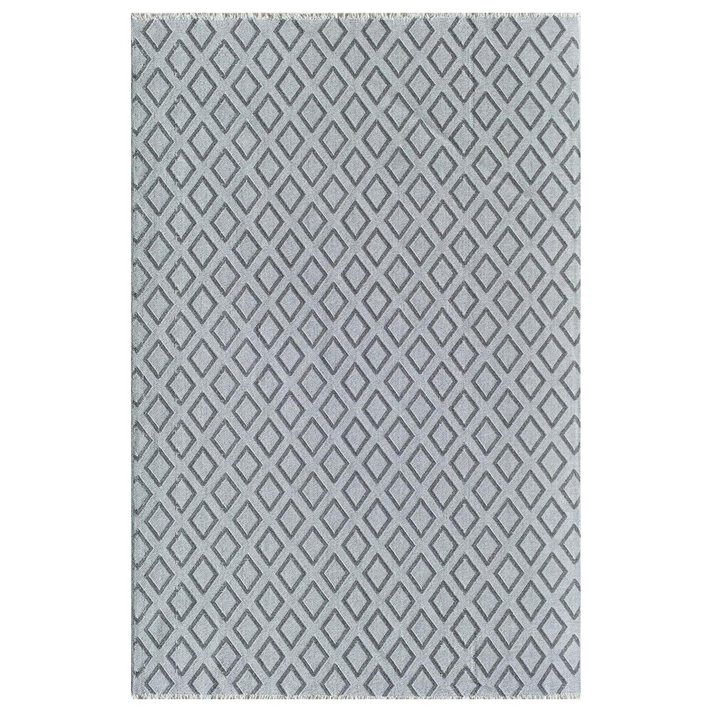 Rugs America Hadley Sovereignty 2"6" x 4" Platinum and Silver Gray Area Rug, , large