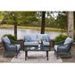 Ashley Bridges Beach 4-Piece Patio Conversation Set in Gray, , large