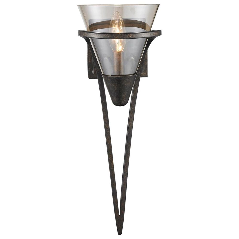 Golden Lighting Olympia 1-Light Wall Sconce in Burnt Sienna, , large