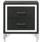 Coaster Tisdall and Lucia 4-Piece Eastern King Bedroom Set in Black and Chrome, , large