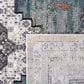 Safavieh Aria Southwestern 6"6" Square Ivory and Blue Area Rug, , large