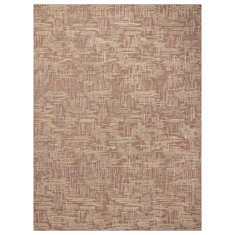 Loloi Woodriff Brick and Natural 8"6" x 11"6" Area Rug, , large