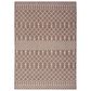 Nourison Positano Southwestern Natural 5" x 7" Indoor/Outdoor Area Rug, , large