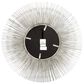 Maple and Jade 29" Round Wall Mirror in Distressed Silver, , large