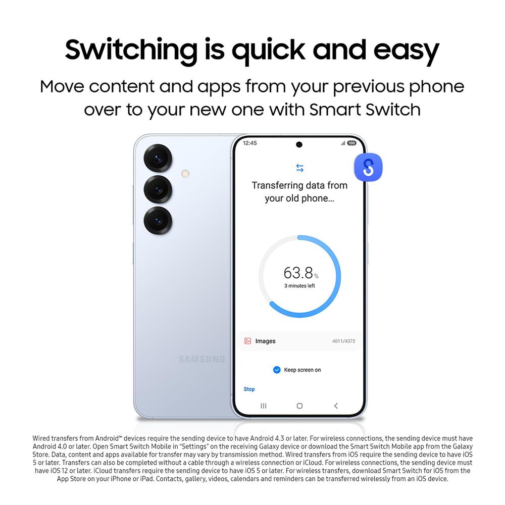Samsung Galaxy S25 128GB &#40;Unlocked&#41; - Icyblue, , large