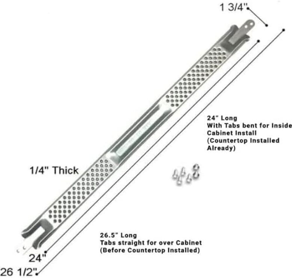 Petra Industries Inc Universal Under-Counter Mounting Bracket, , large