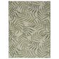 Nourison Garden Oasis GOA01 Ivory and Green 4" x 6" Indoor/Outdoor Area Rug, , large
