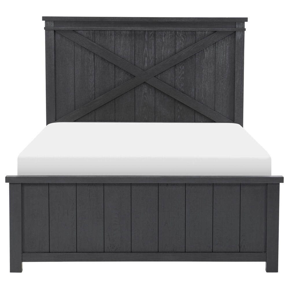Legacy Classic Flatiron Full Panel Bed with Trundle in Midnight, , large