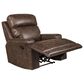 Vogue Home Furnishings Manual Recliner in Trailride Chocolate, , large