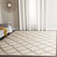 Safavieh Dallas Shag SGD258B-10 10" x 14" Ivory/Beige Area Rug, , large