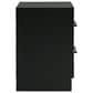 Ashley Kraeburn 2-Drawer Nightstand in Brown and Satin Black, , large